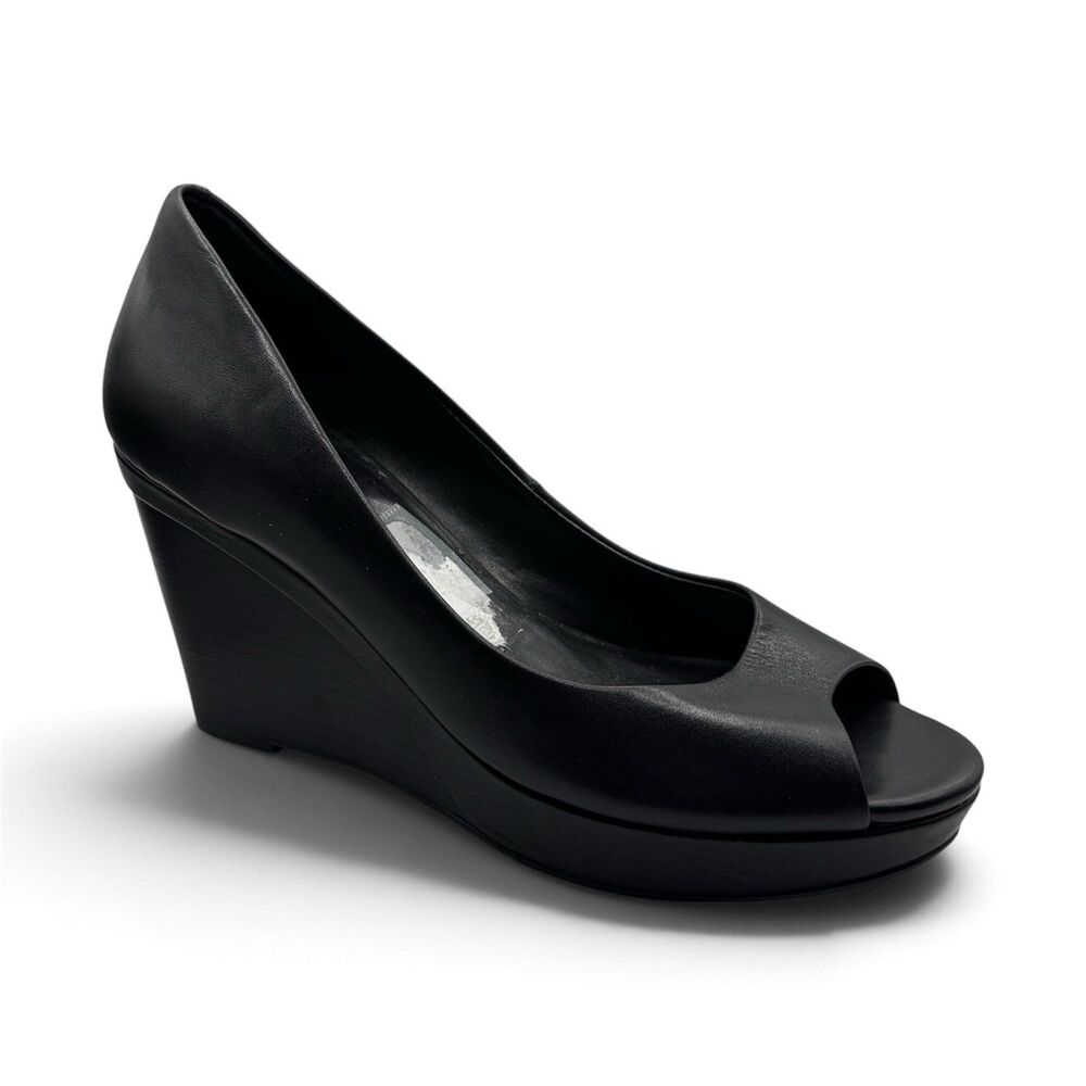Cole Haan Peep-Toe Wedge Pumps Heels Women’s Size 9.5B